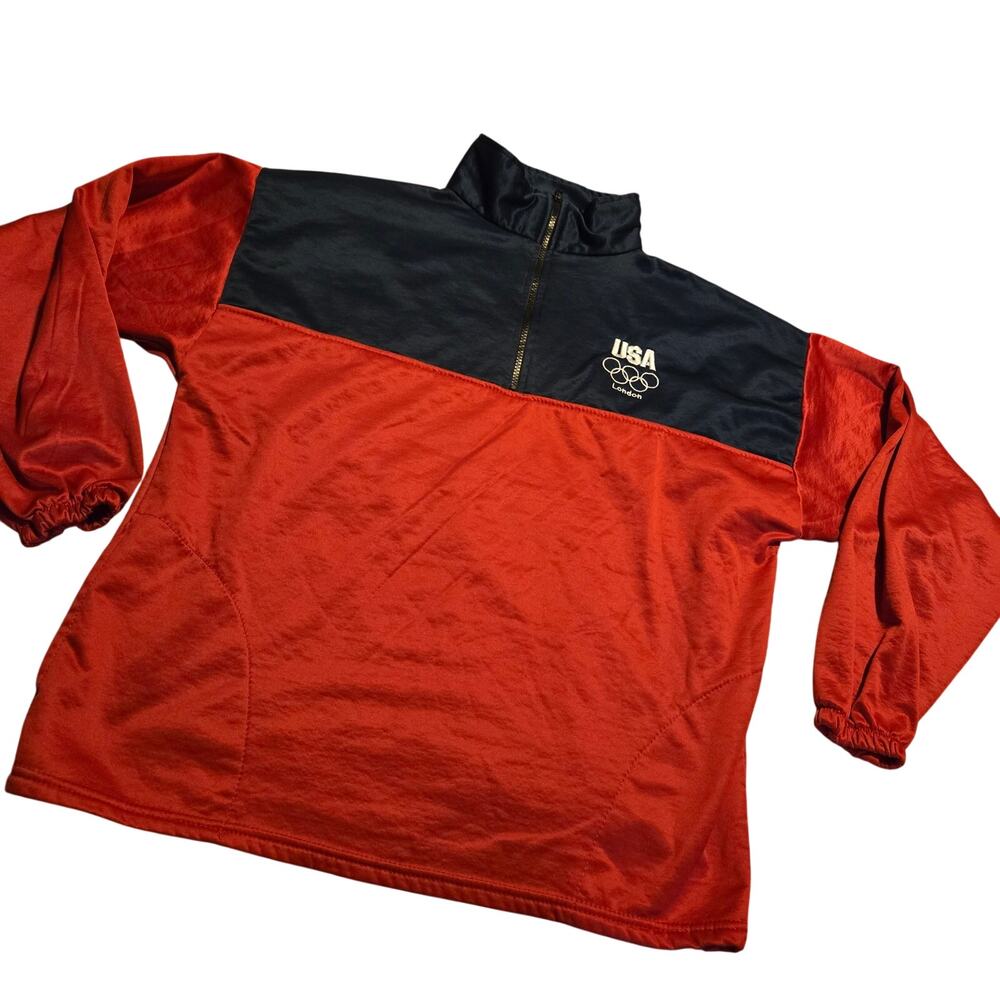 Team USA London 2012 Olympics quarter-zip pullover men's xl